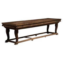 Large Pine Work Table, France 1810
