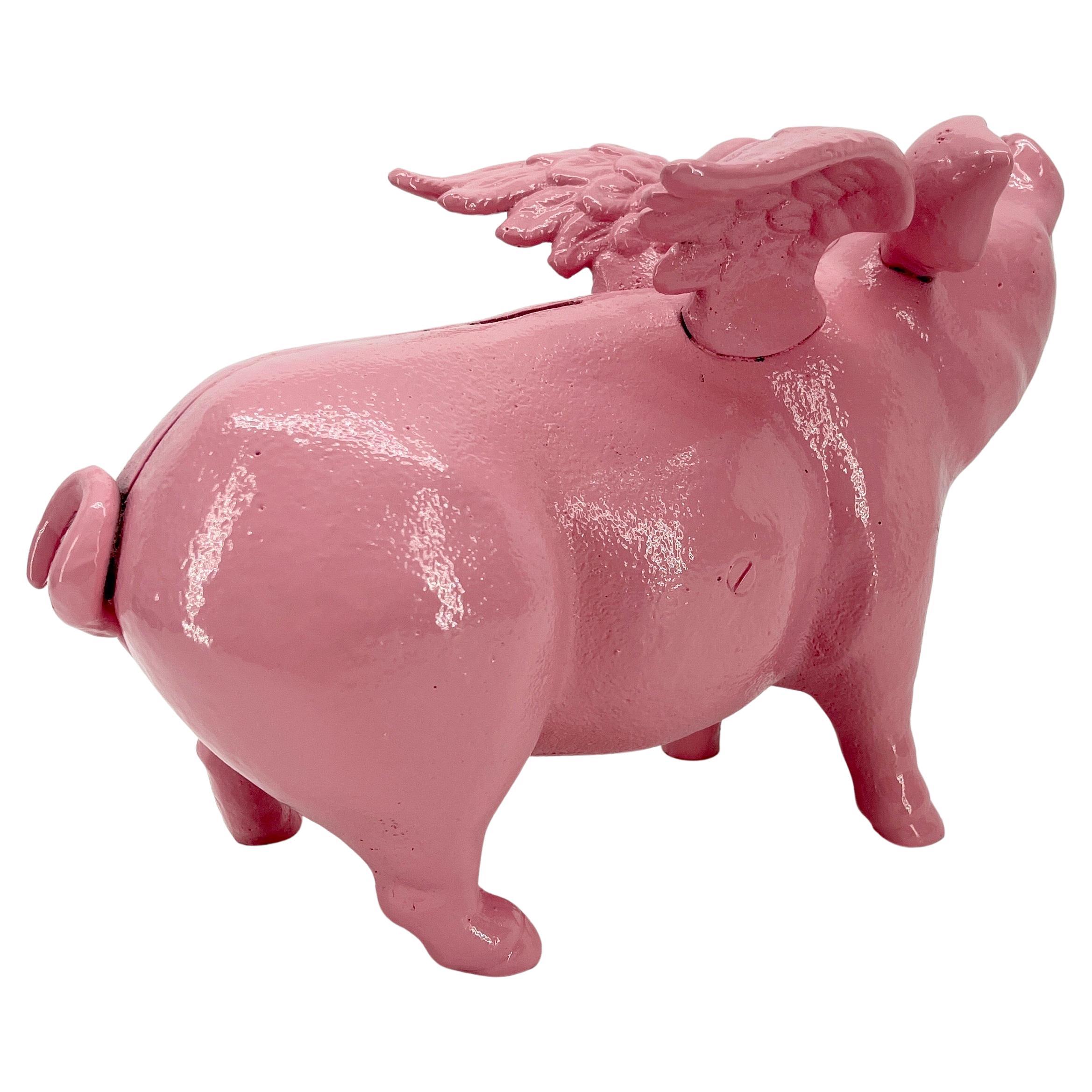 cast iron pig money box