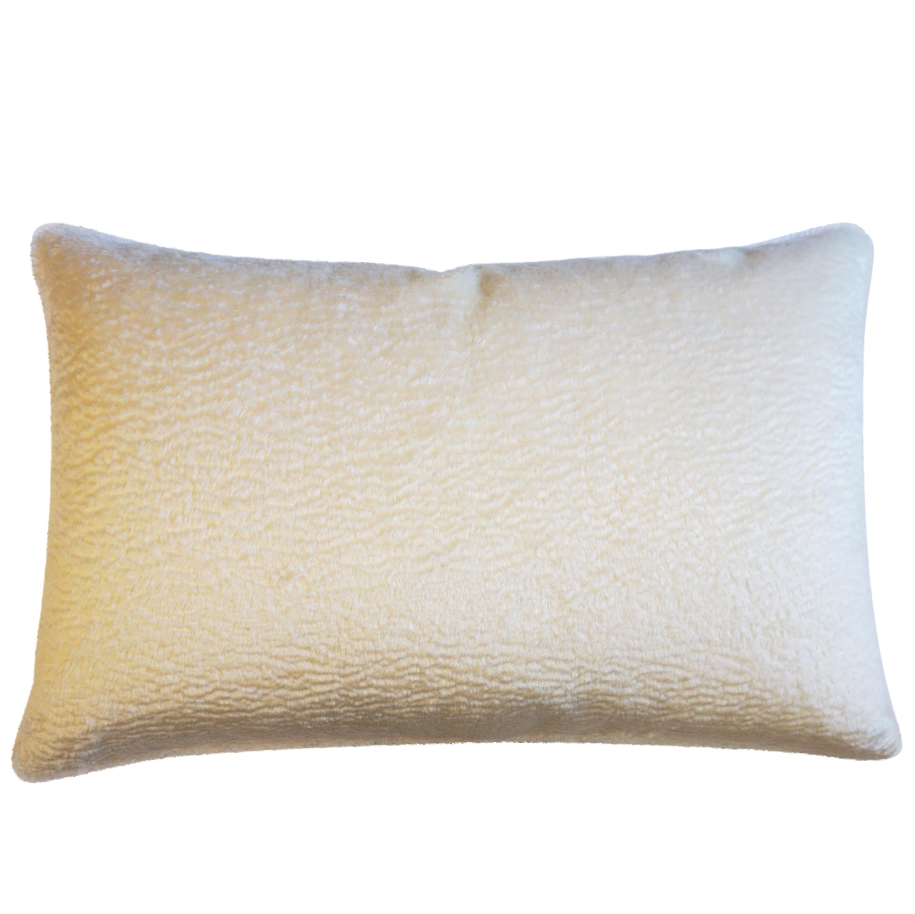 mohair throw pillows