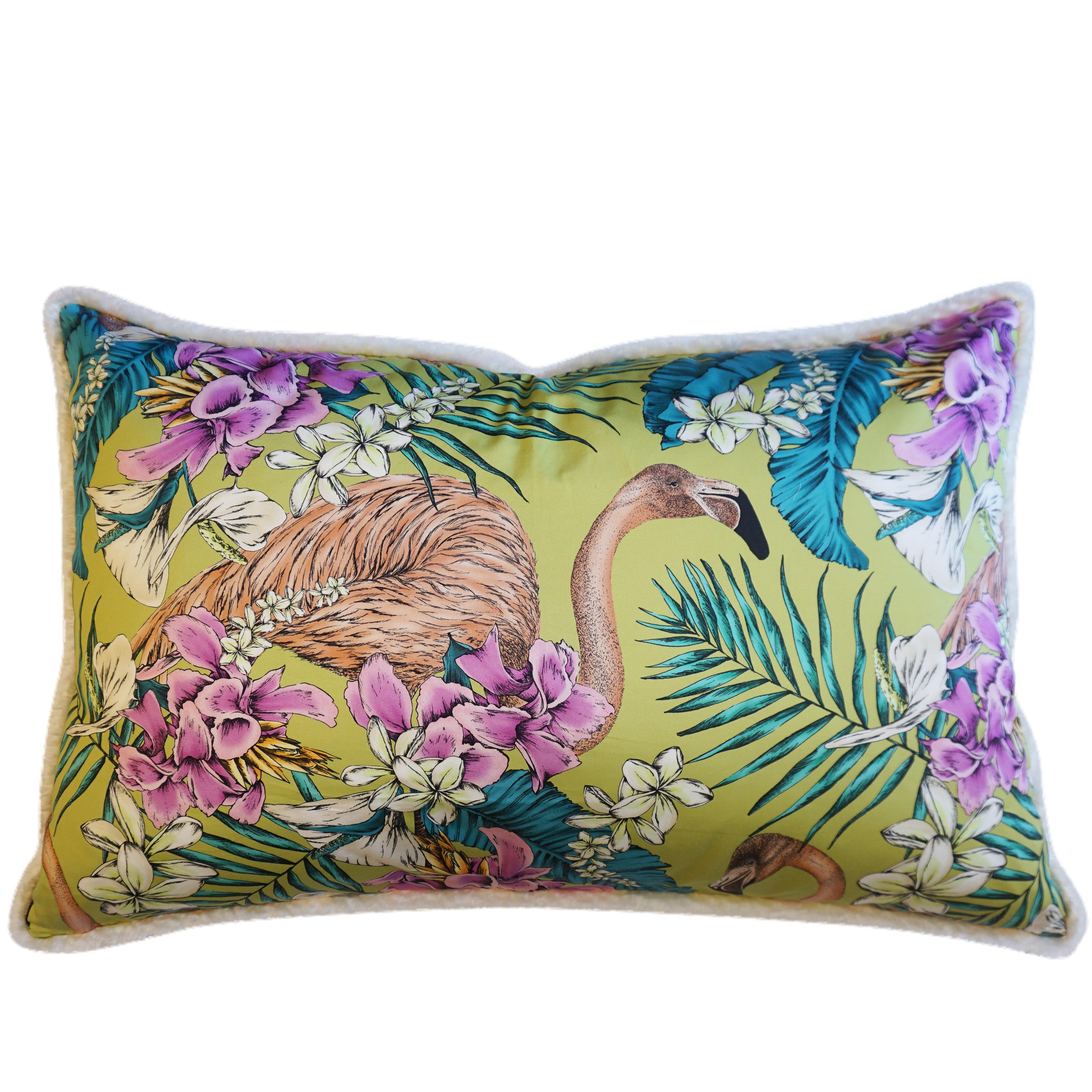 pink flamingo pillows