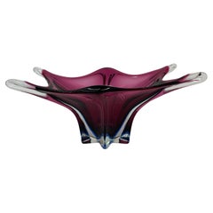Large Pink Murano Glass Bowl, 1970’s