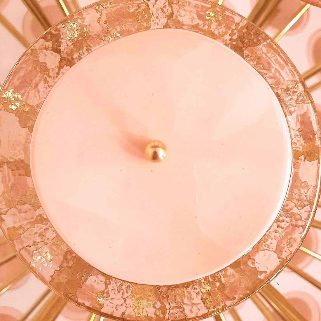 Enorme araña Sputnik de discos de cristal de Murano en venta 5