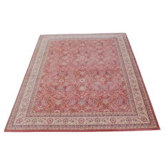 Grand tapis en laine rose/rouge - 345x250 cm