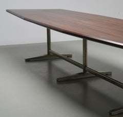 Large 'Pirellone' Rosewood Conference Table by Gio Ponti for RIMA, Italy, 1958