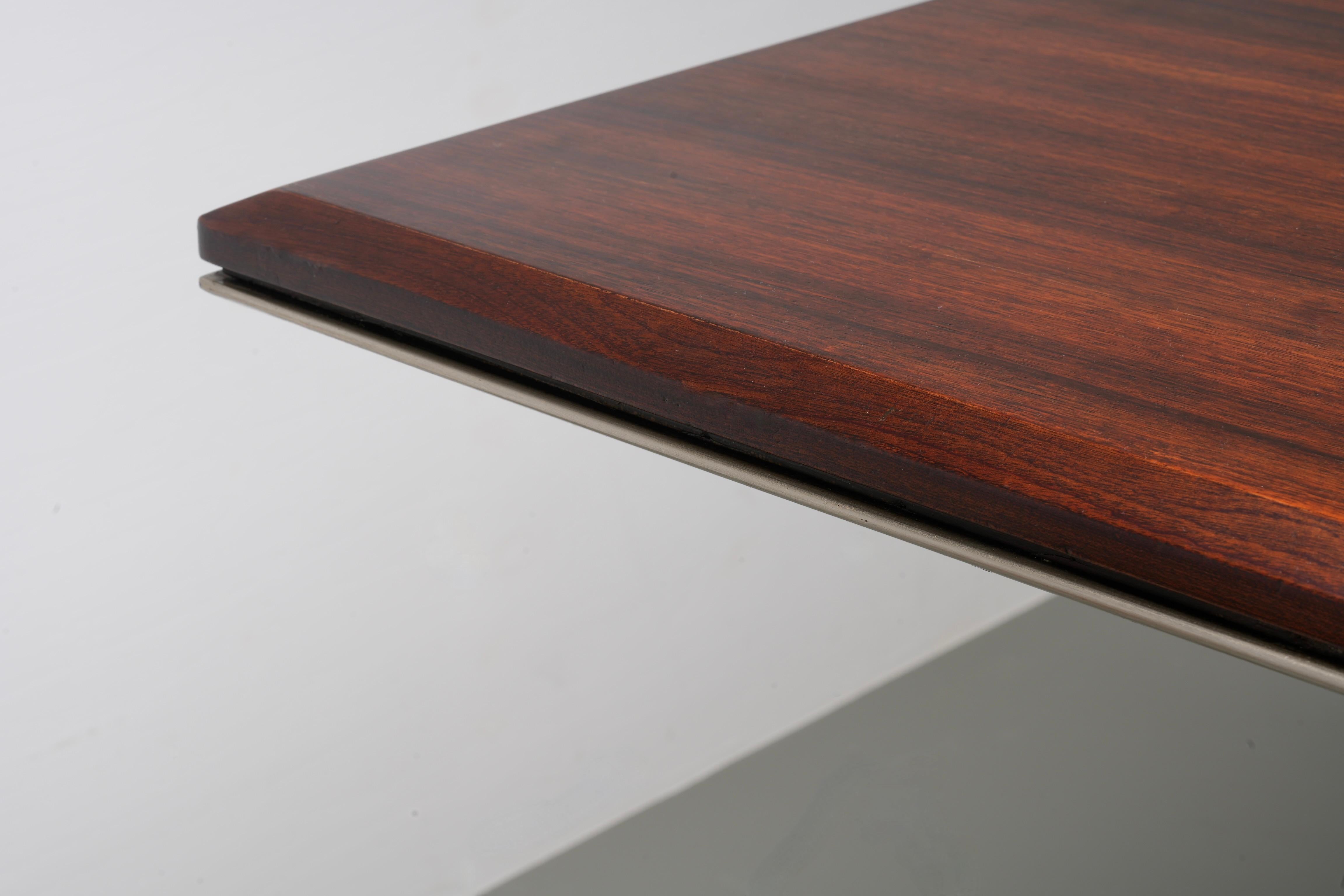 Großer Konferenztisch „ Pirellone“ aus Rosenholz von Gio Ponti für RIMA, Italien, 1958 (Italienisch) im Angebot