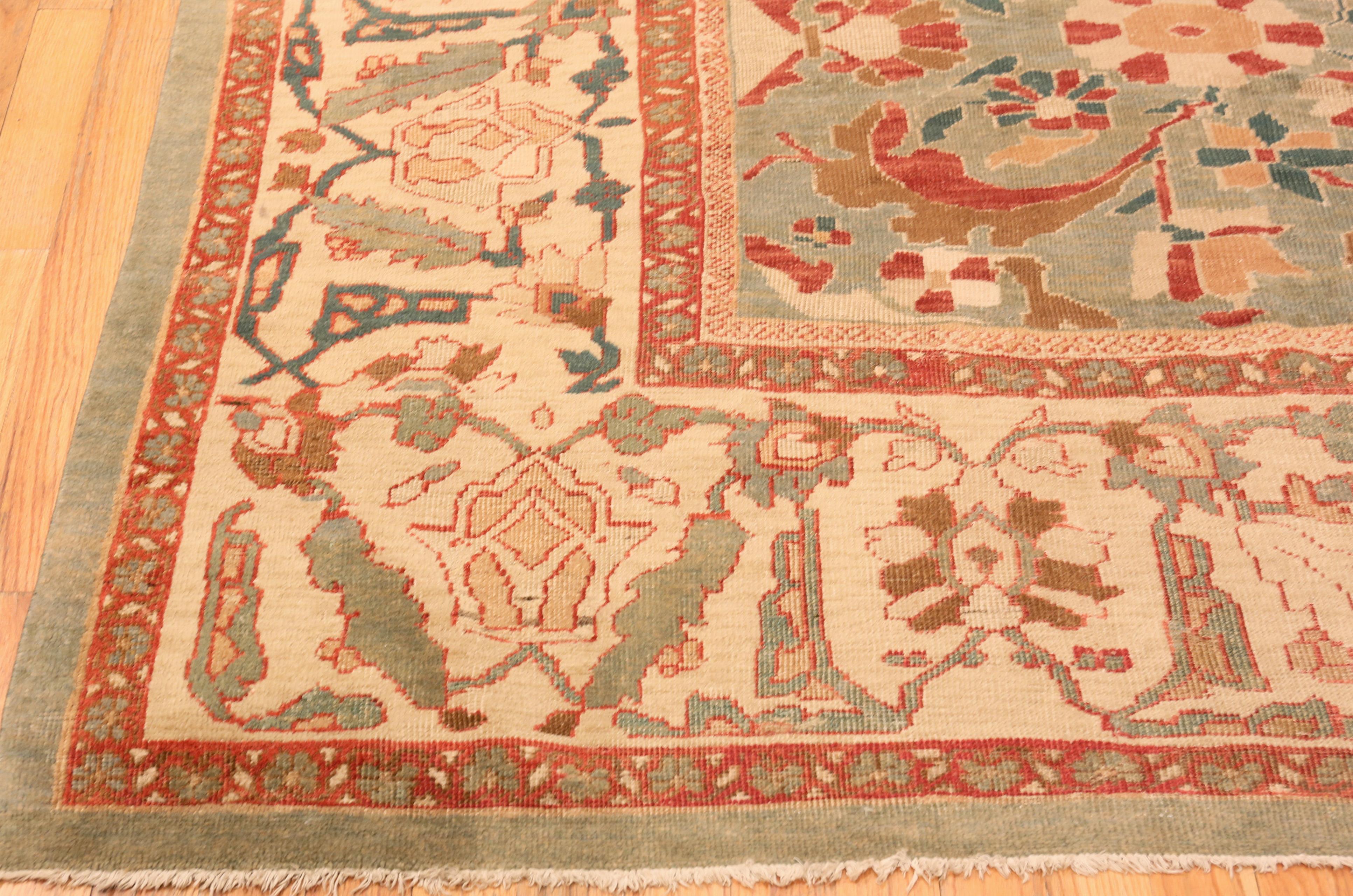 20th Century Antique Persian Sultanabad Rug. 12 ft  x 16 ft 10 in For Sale