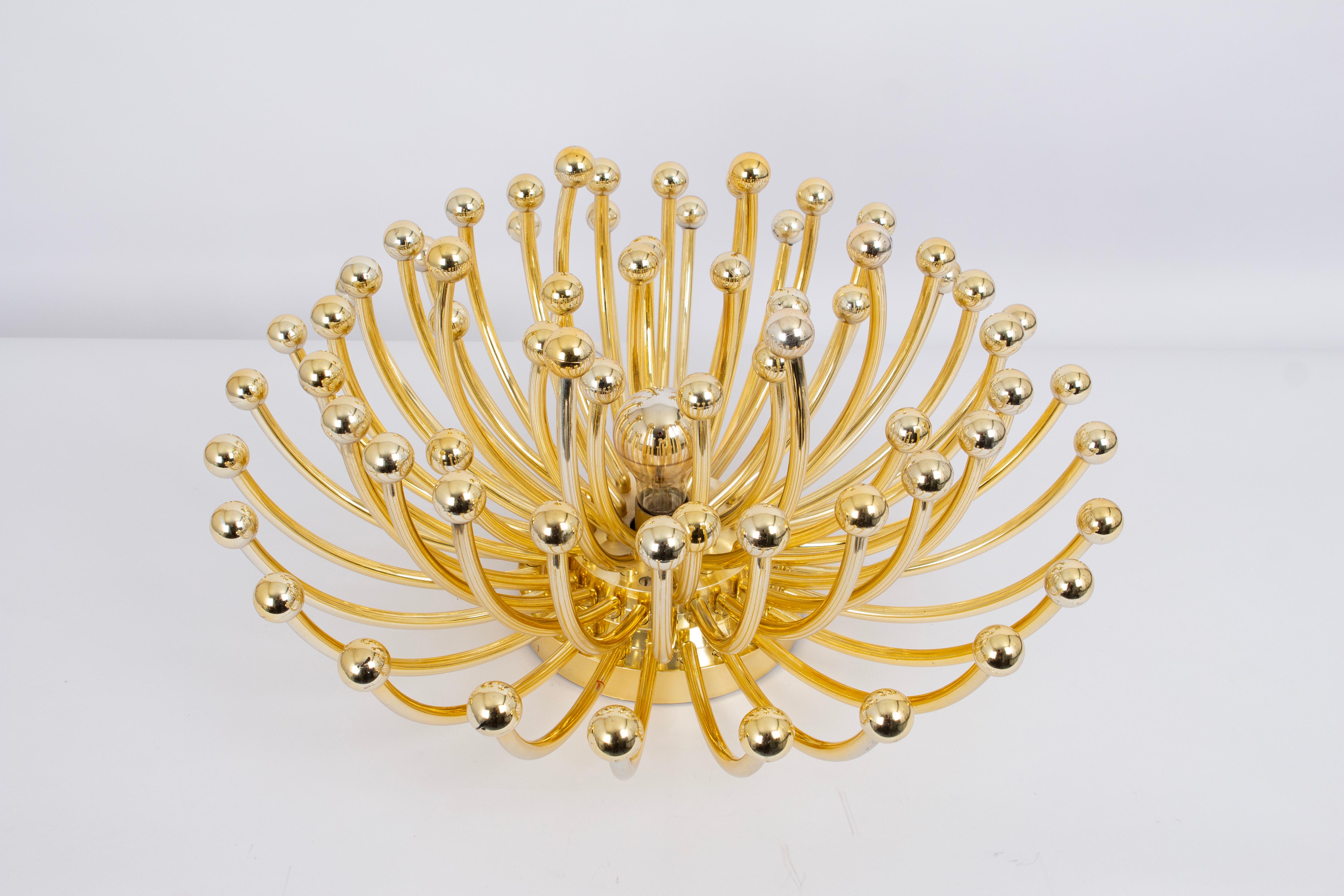 Large Pistillino Ceiling Light by Valenti Luce for Studio Tetrarch, 1970s For Sale 3
