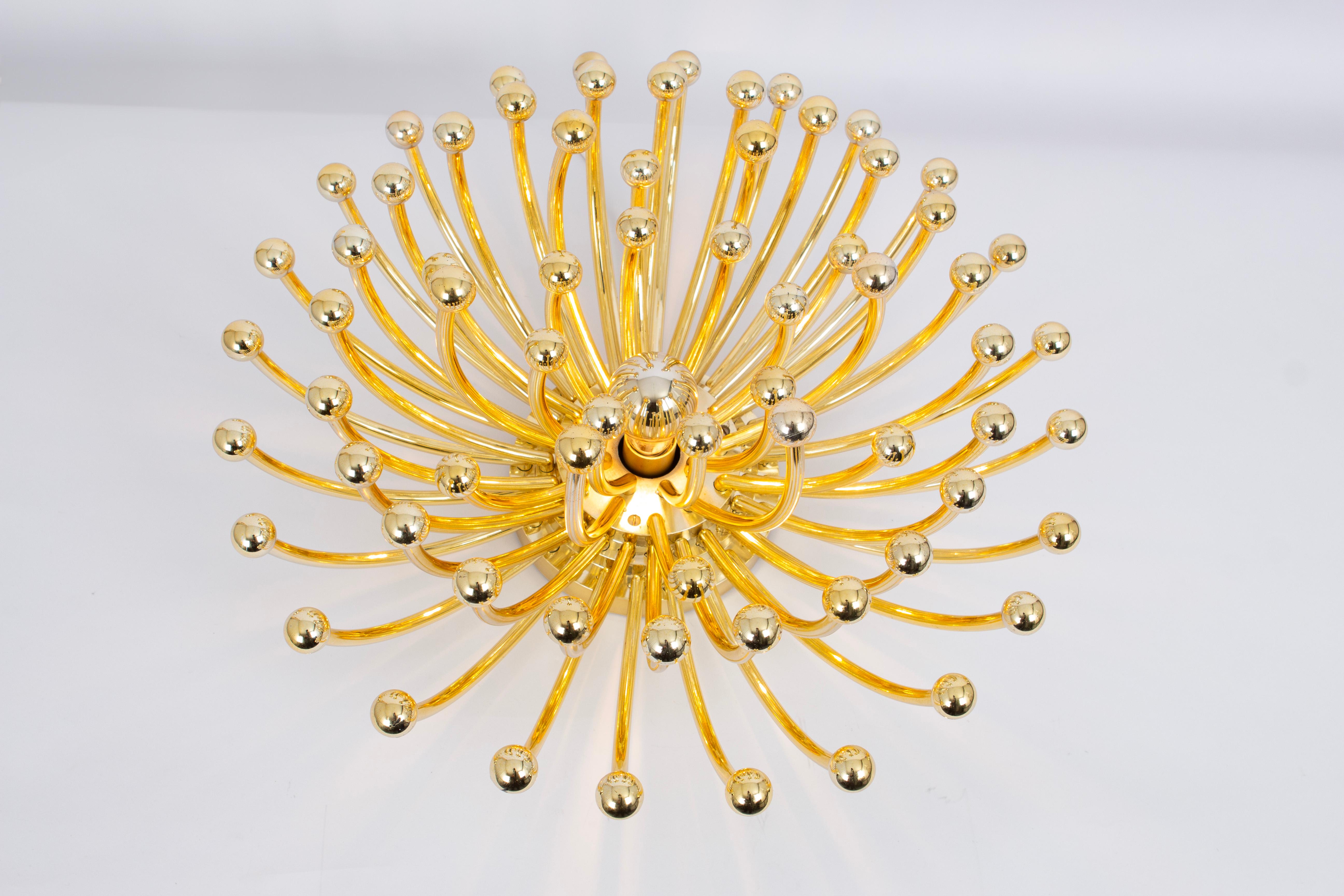 Large Pistillino Ceiling Light by Valenti Luce for Studio Tetrarch, 1970s For Sale 4