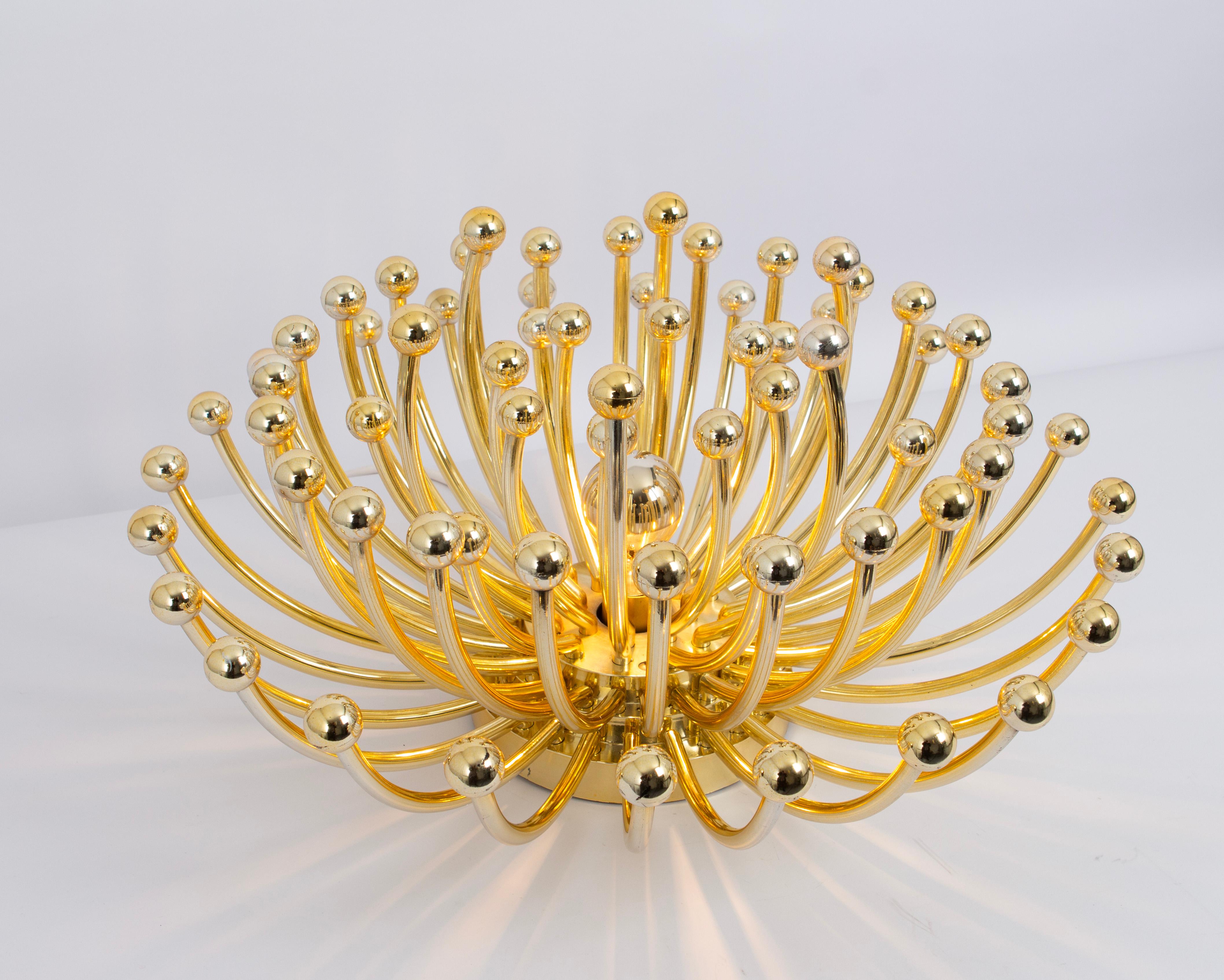 Other Large Pistillino Ceiling Light by Valenti Luce for Studio Tetrarch, 1970s For Sale