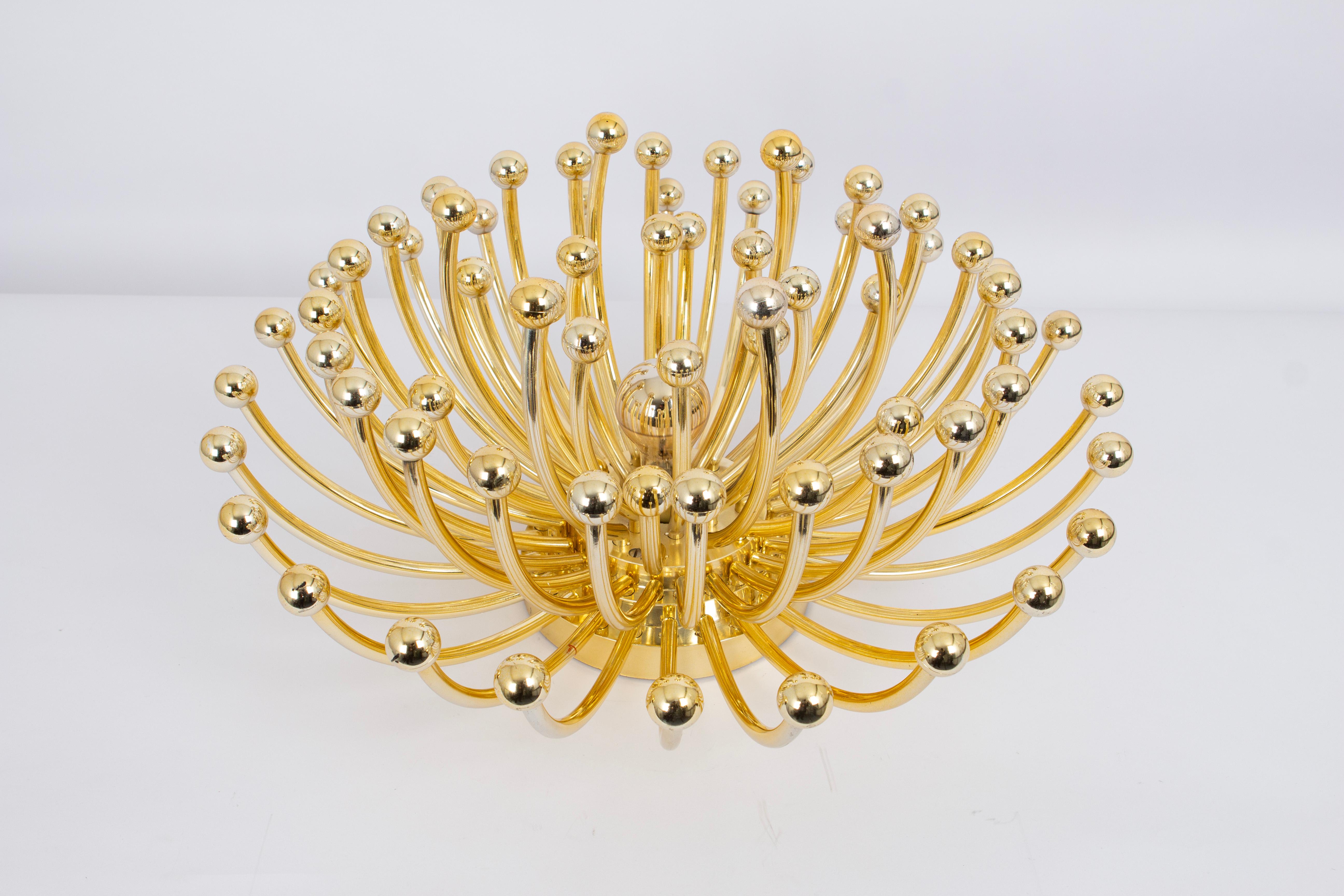 Large Pistillino Ceiling Light by Valenti Luce for Studio Tetrarch, 1970s For Sale 1