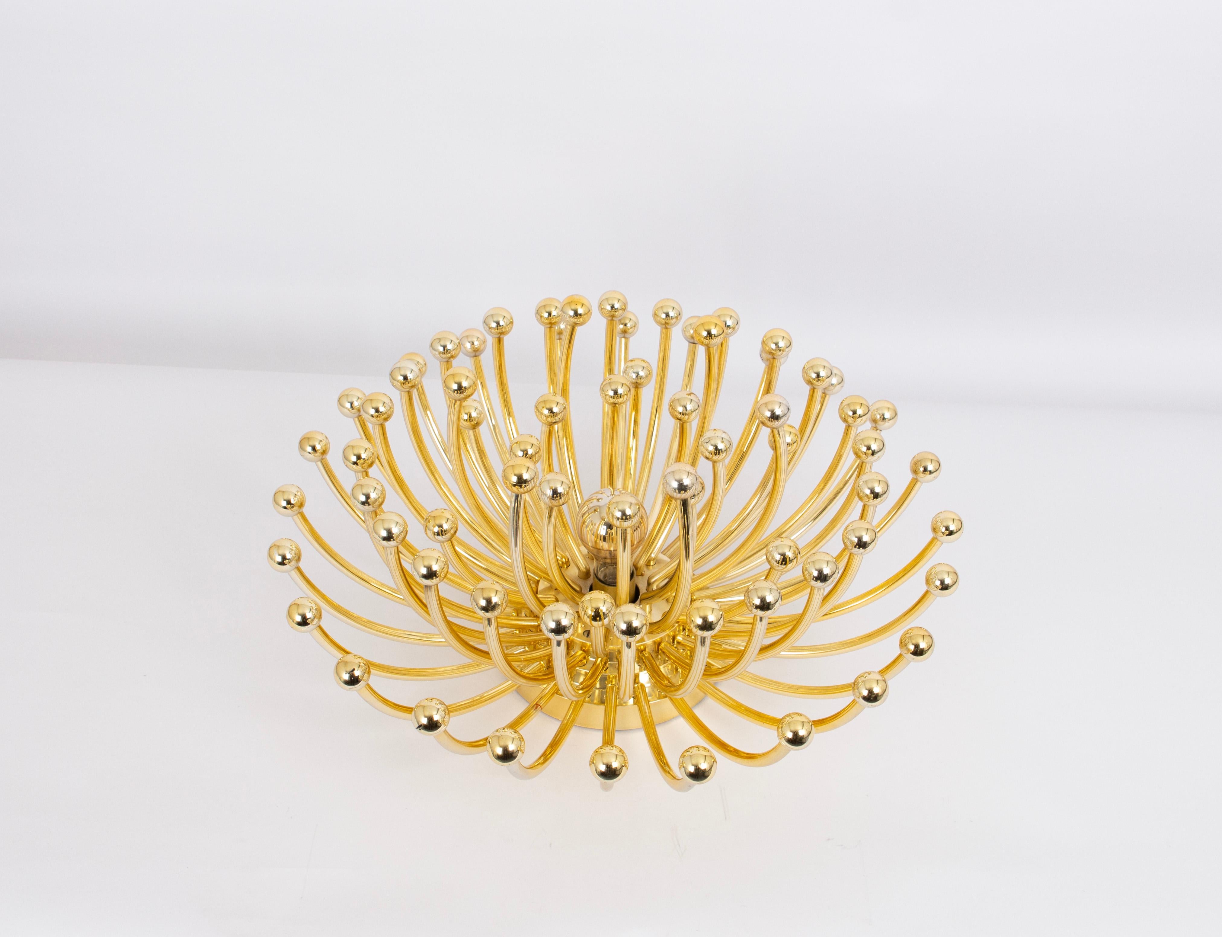 Large Pistillino Ceiling Light by Valenti Luce for Studio Tetrarch, 1970s For Sale 2