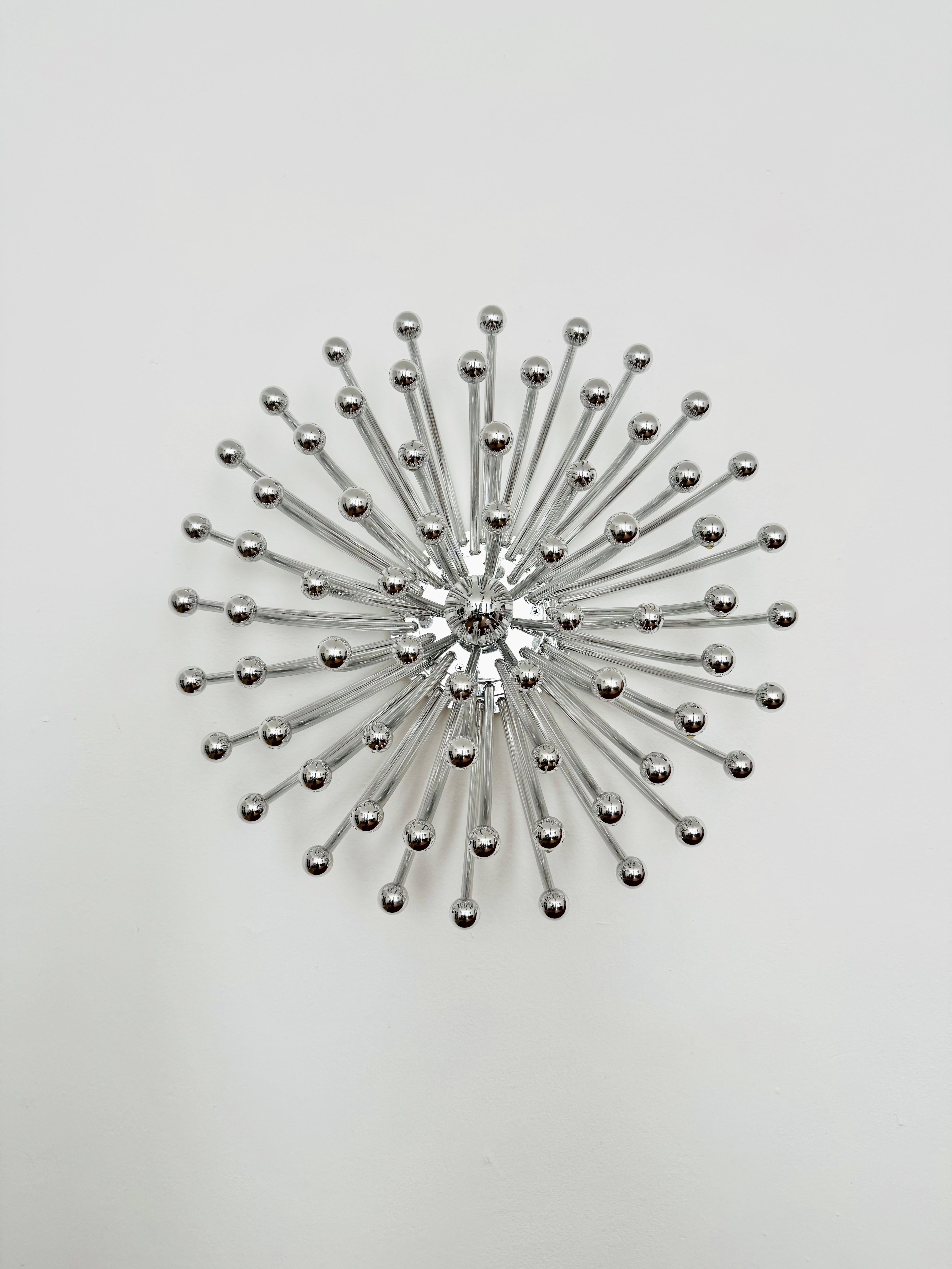 Italian Large Pistillo Wall or Ceiling Lamp by Studio Tetrarch for Valenti Luce For Sale