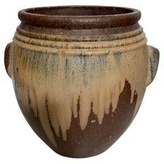Large planter in glazed stoneware Aubenas, France, circa 1930