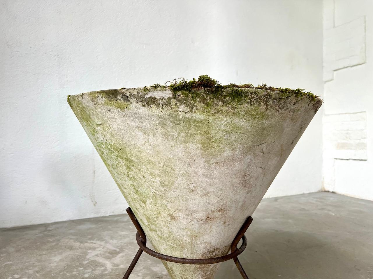Grande jardinière Willy Guhl de France, années 1950 7