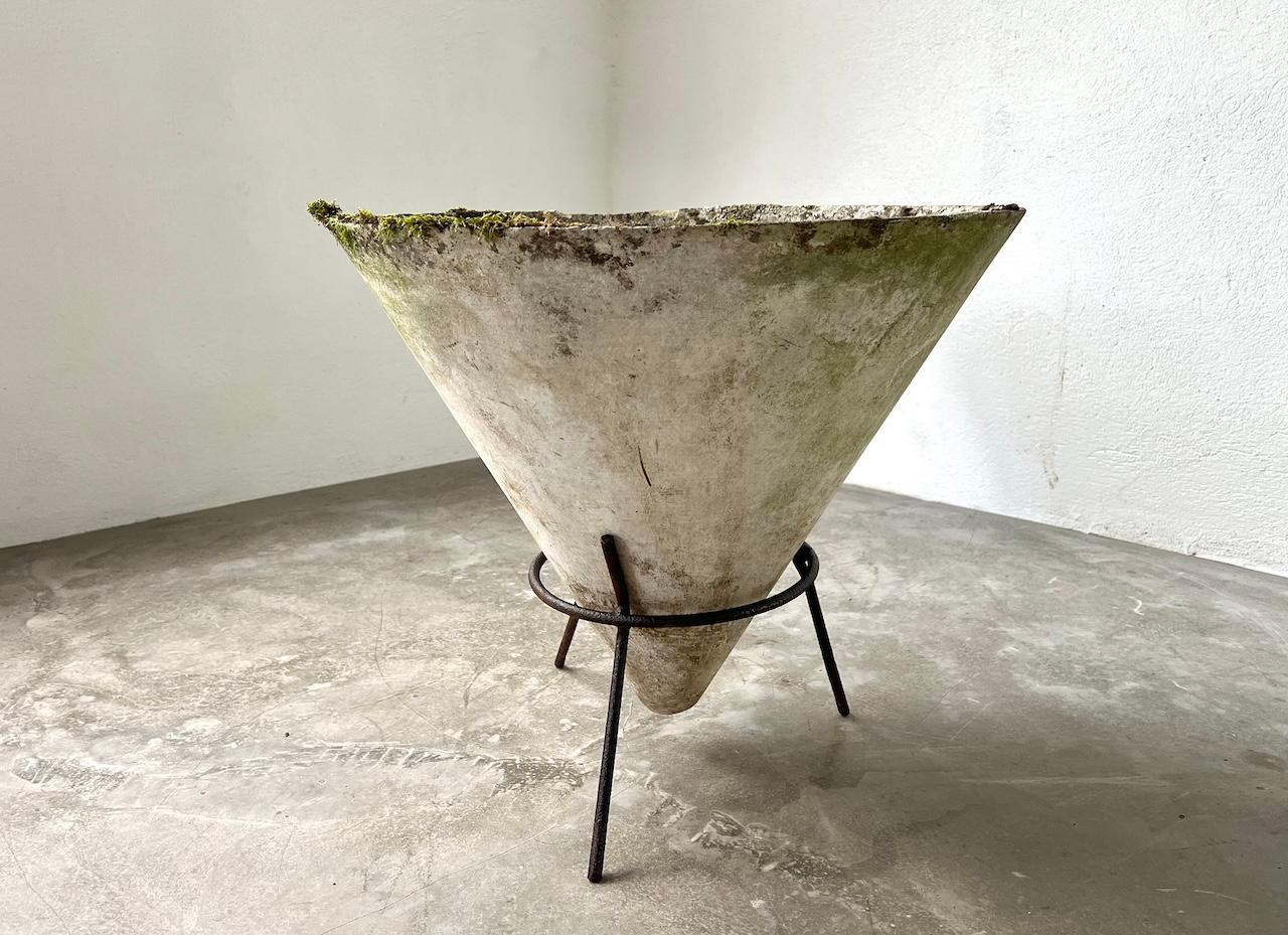 Grande jardinière Willy Guhl de France, années 1950 1