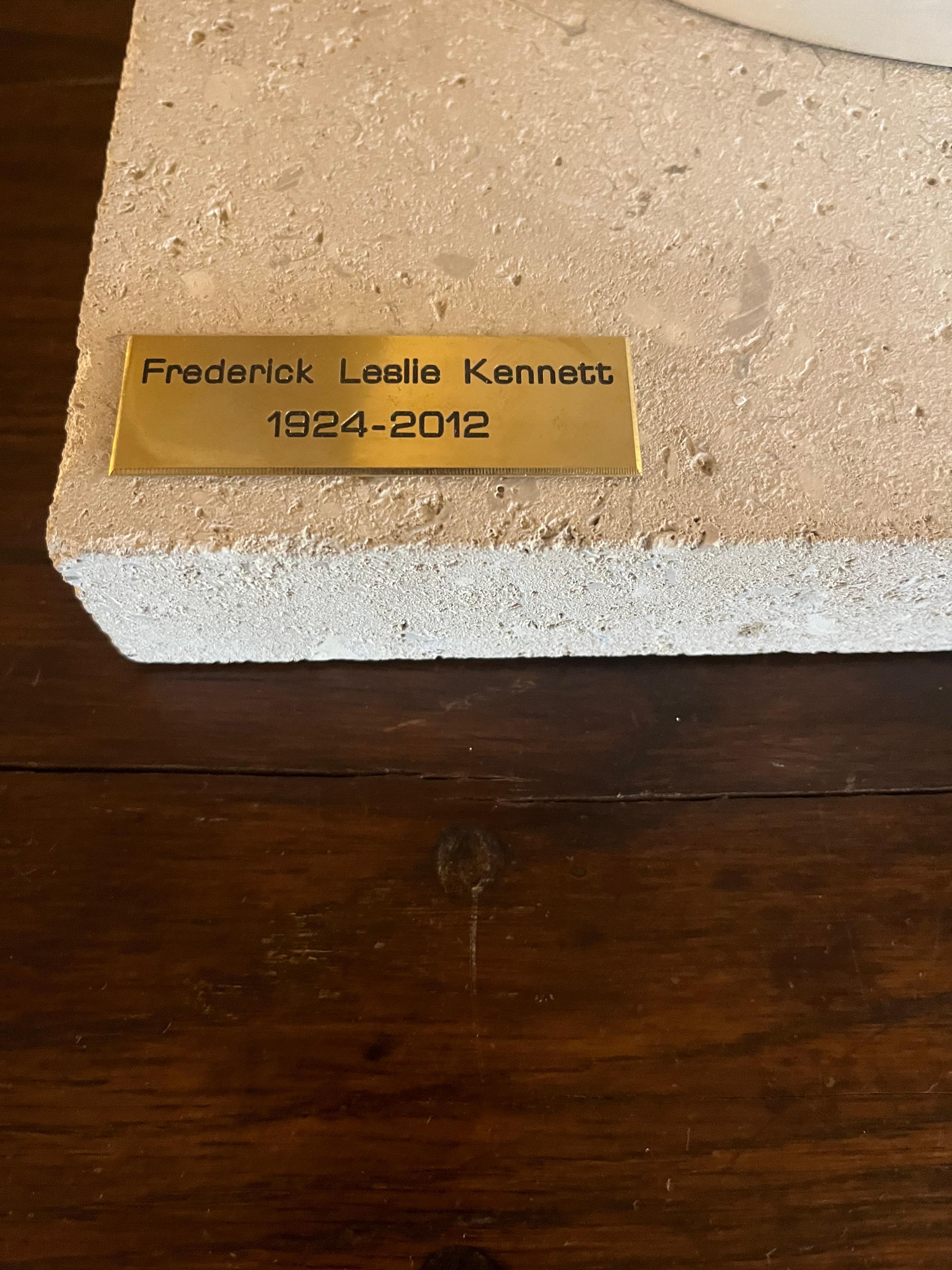 English Large plaster abstract sculpture by Frederick Leslie Kenett For Sale