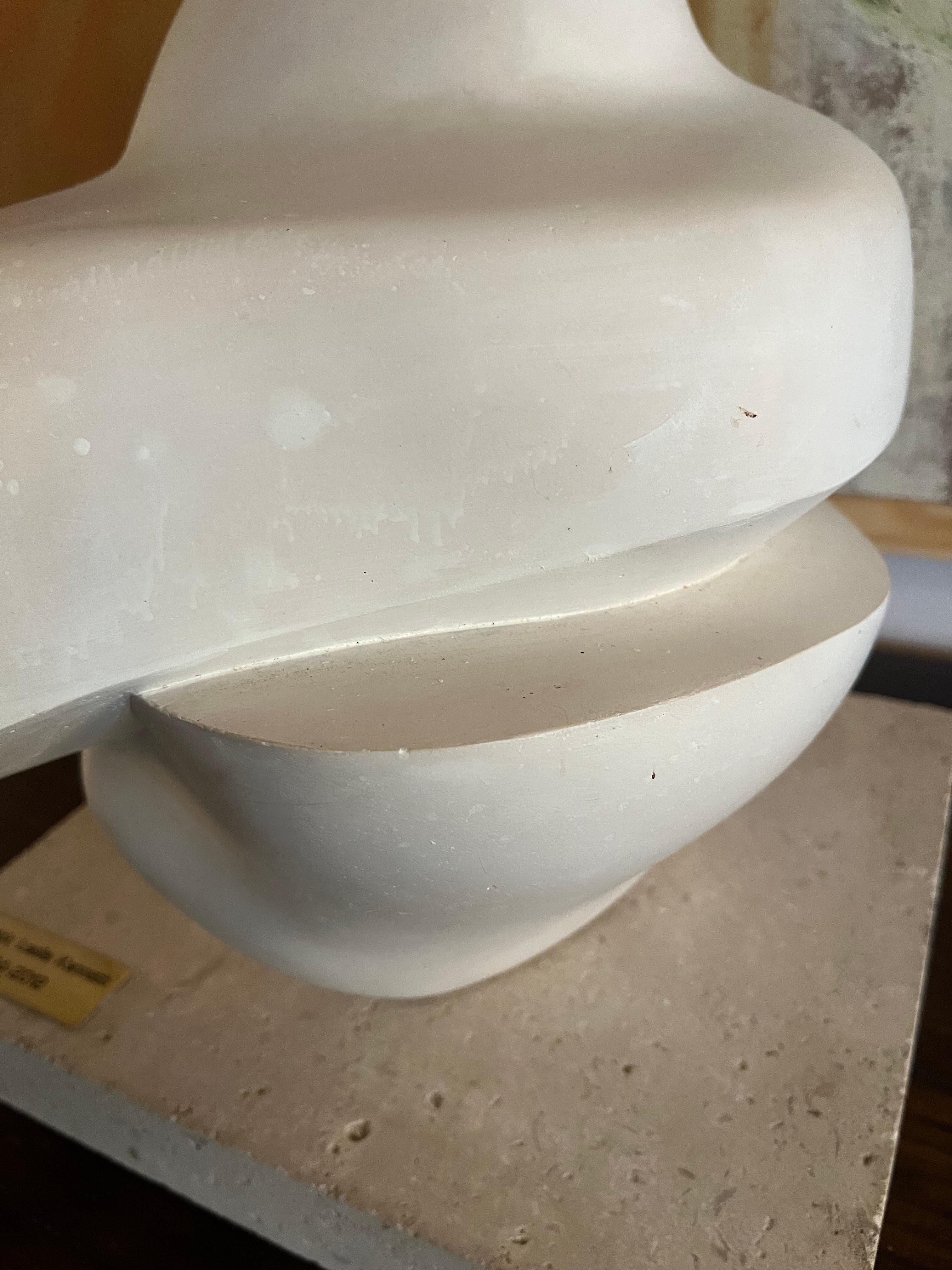 Large plaster abstract sculpture by Frederick Leslie Kenett For Sale 1