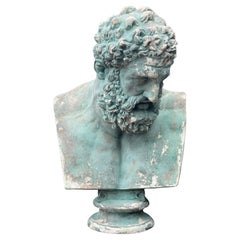 Large Plaster Bust of Hercules