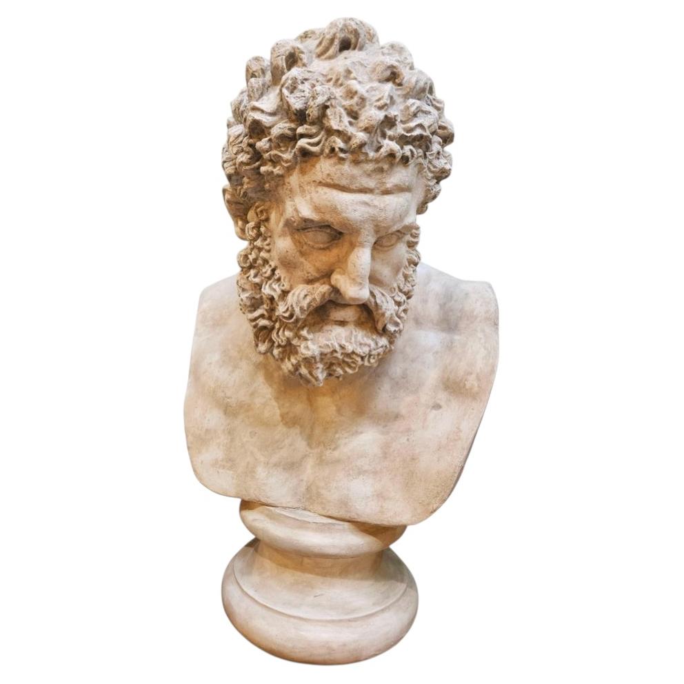 Large Resin Bust of Hercules