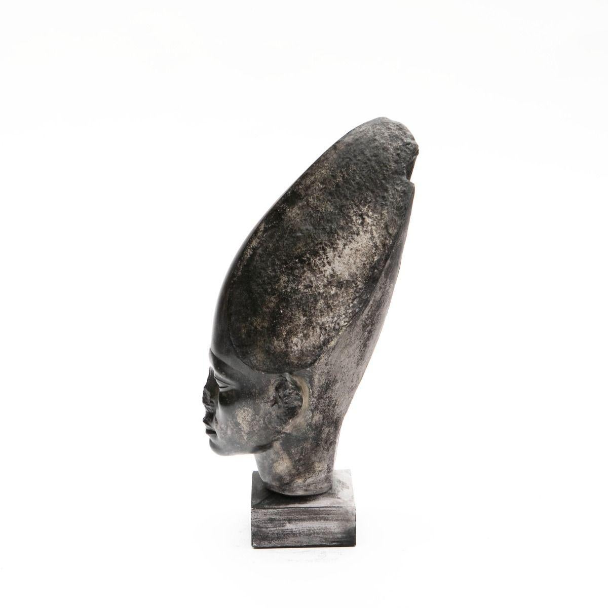 Danois Grand moulage de plâtre : Le jeune roi Amen-em-hat III en vente