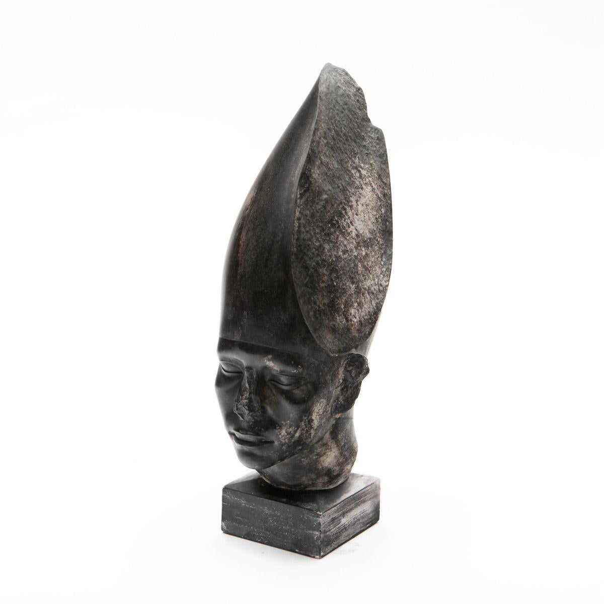 Plâtre Grand moulage de plâtre : Le jeune roi Amen-em-hat III en vente