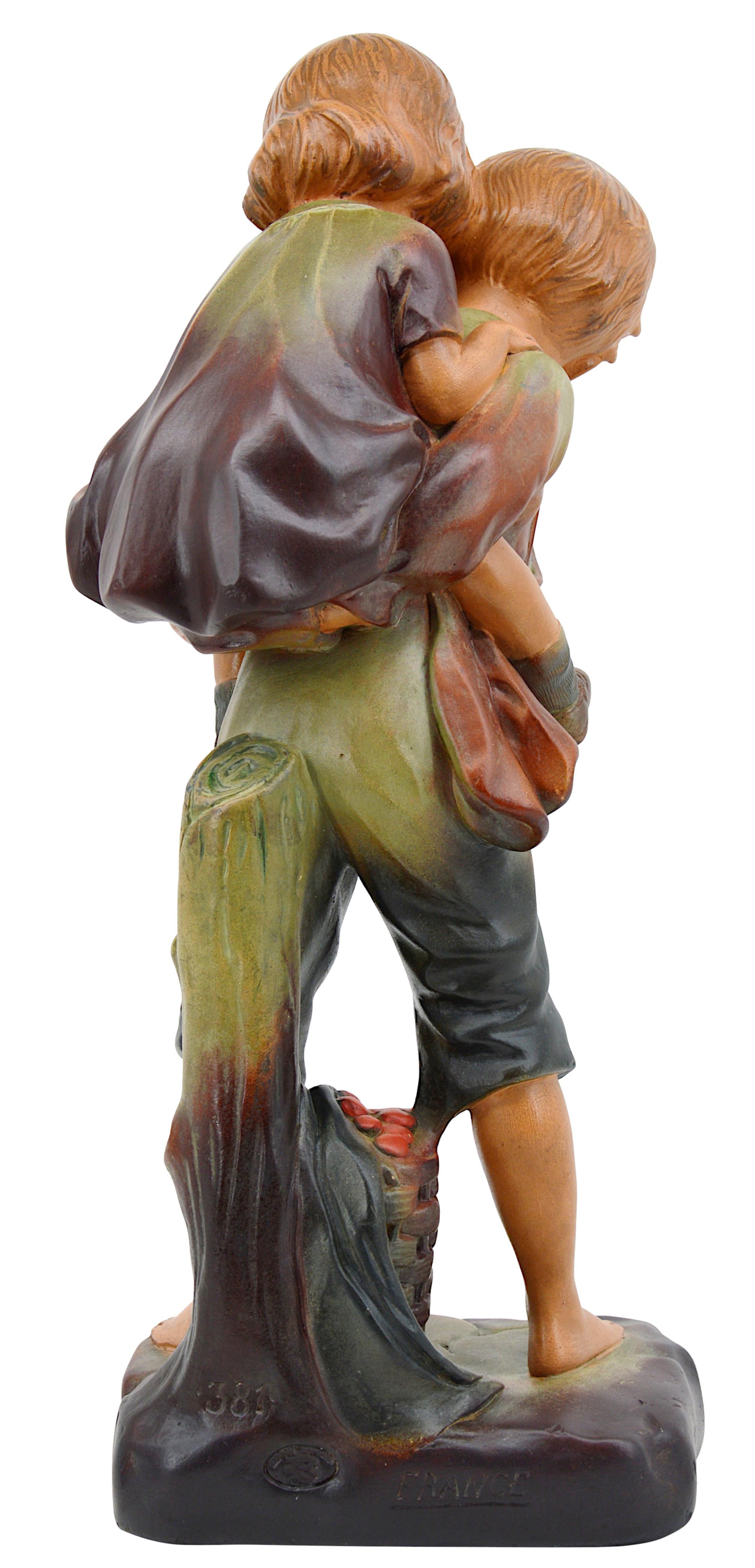 Gran escultura infantil de escayola, 1900 principios del siglo XX en venta