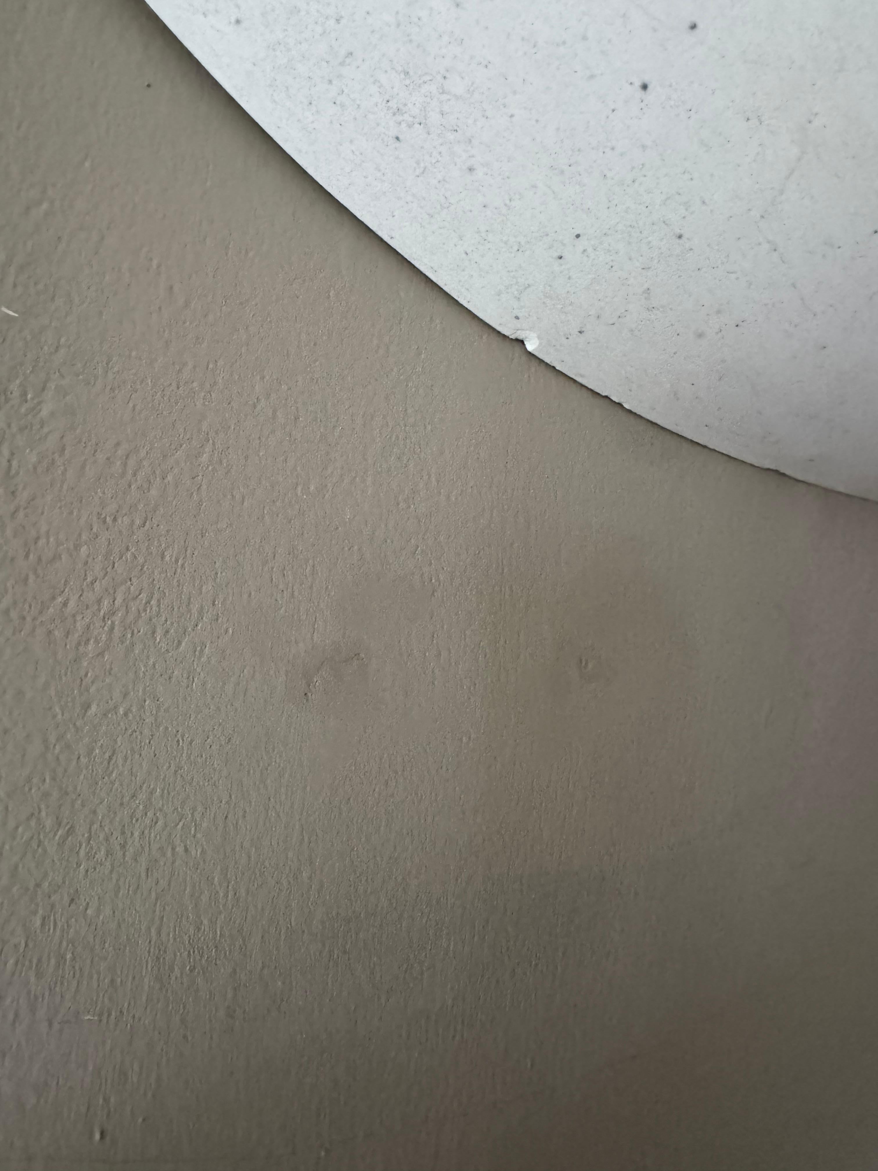 Aplique grande de yeso Demi lune en venta 3