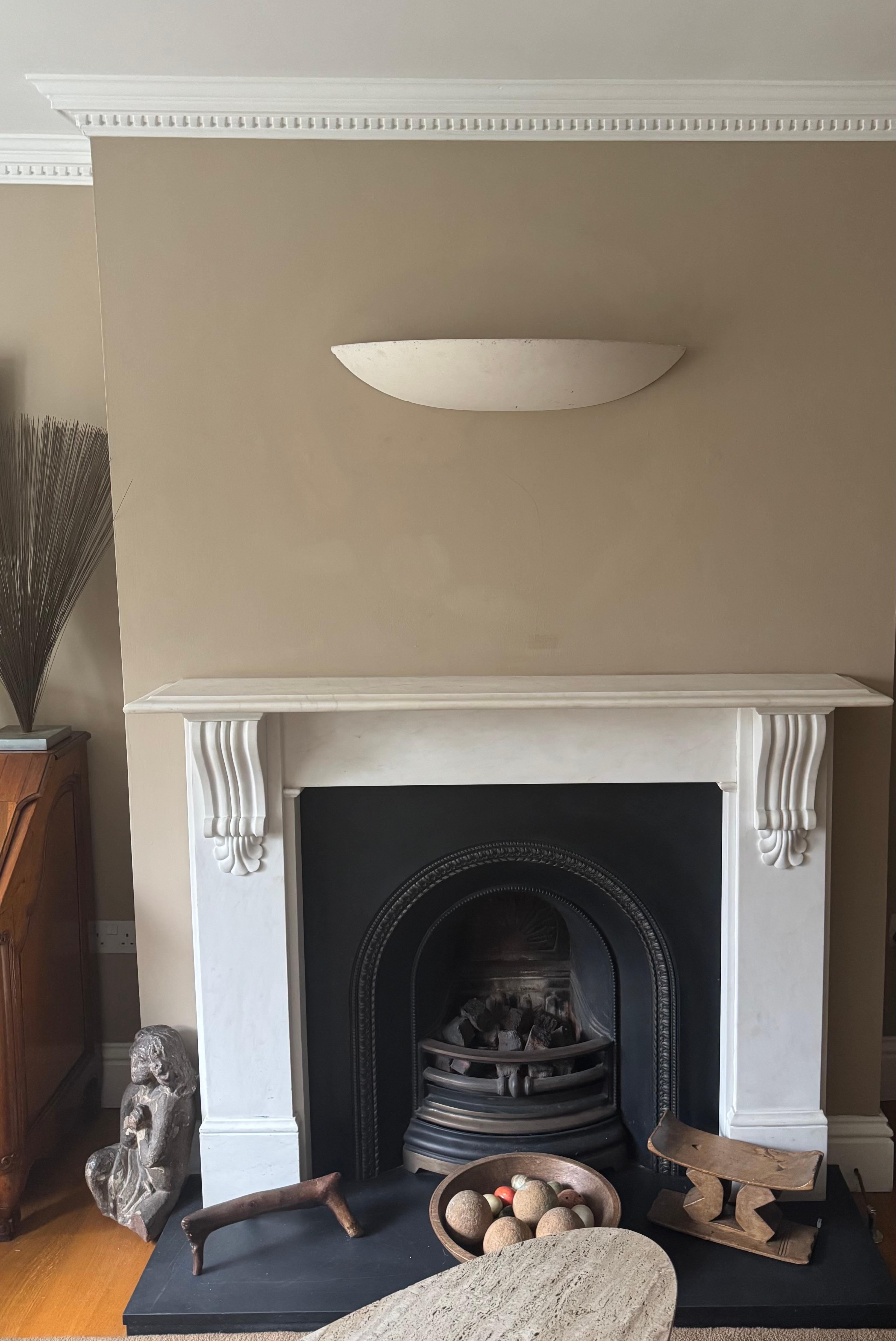 Aplique grande de yeso Demi lune Francés en venta