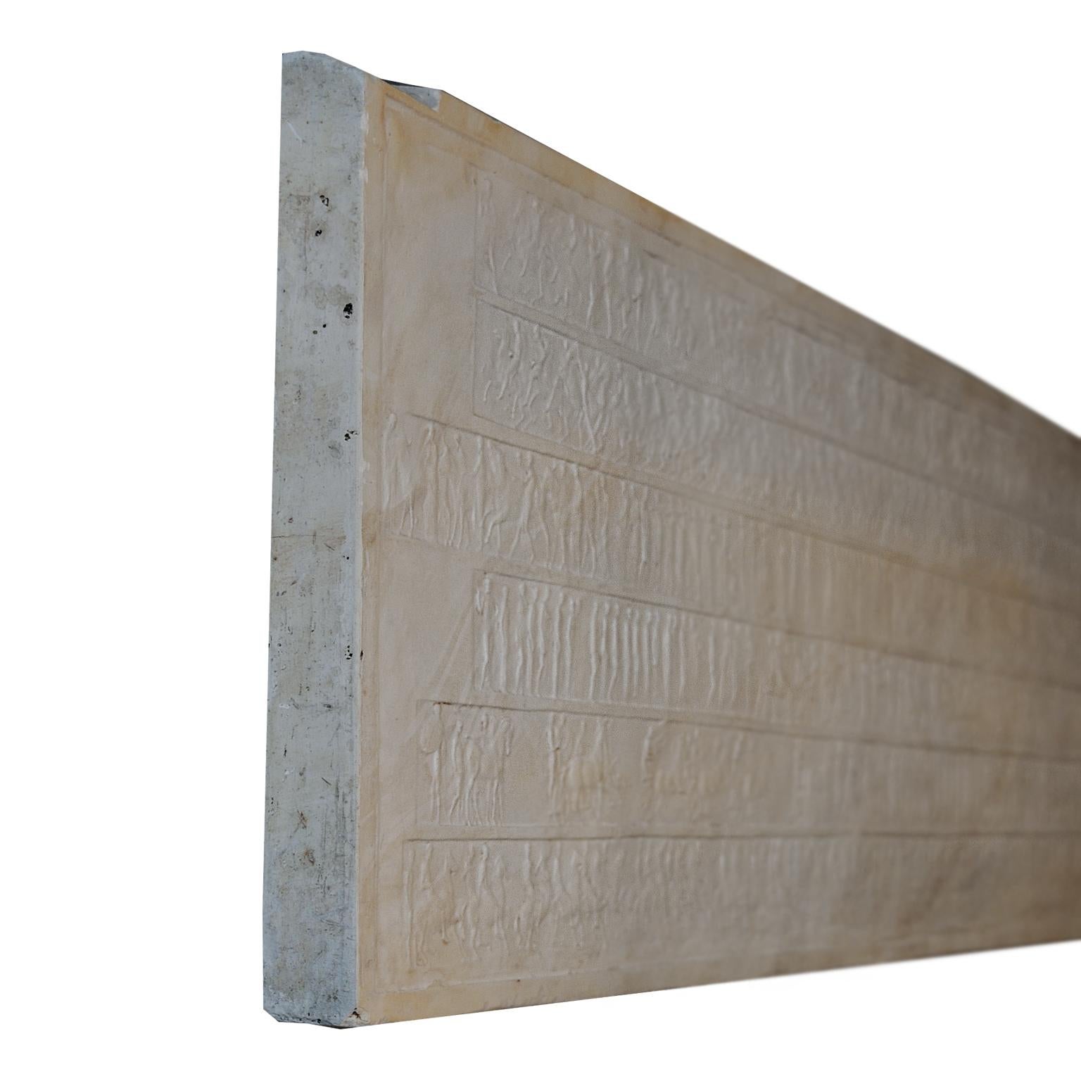 English Large Plaster Museum Copy of the Parthenon Friezes After Henning, circa 1880 For Sale