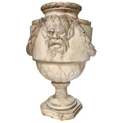 Large Plaster Vase Antique Style