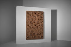 Large Plaster Wall Relief by Antonio Virduzzo, Italy 1970s