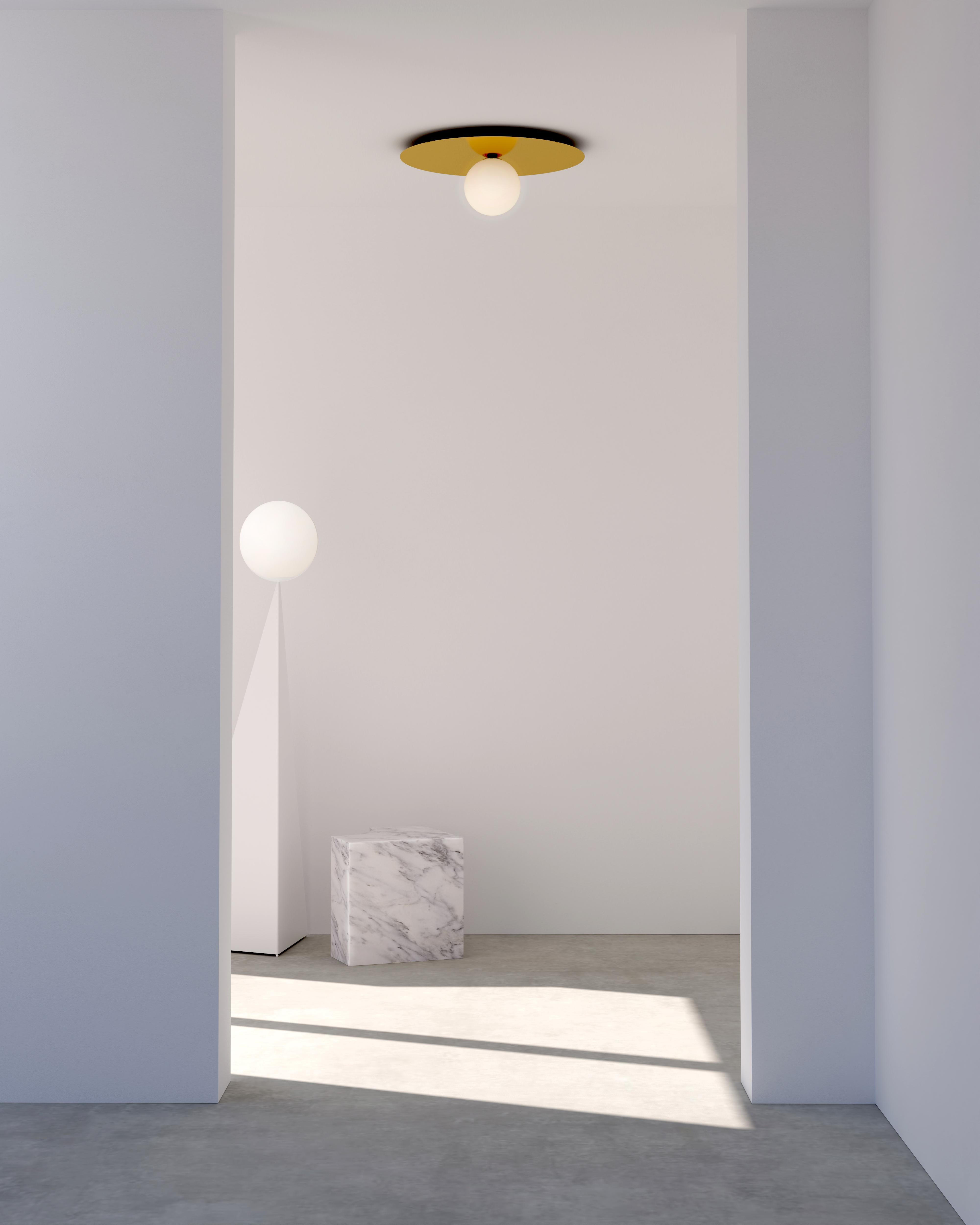 Postmoderno Plafoniera a forma di piatto e sfera di Atelier Areti in vendita