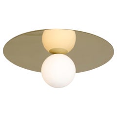 Large Plate and Sphere Ceiling Light by Atelier Areti