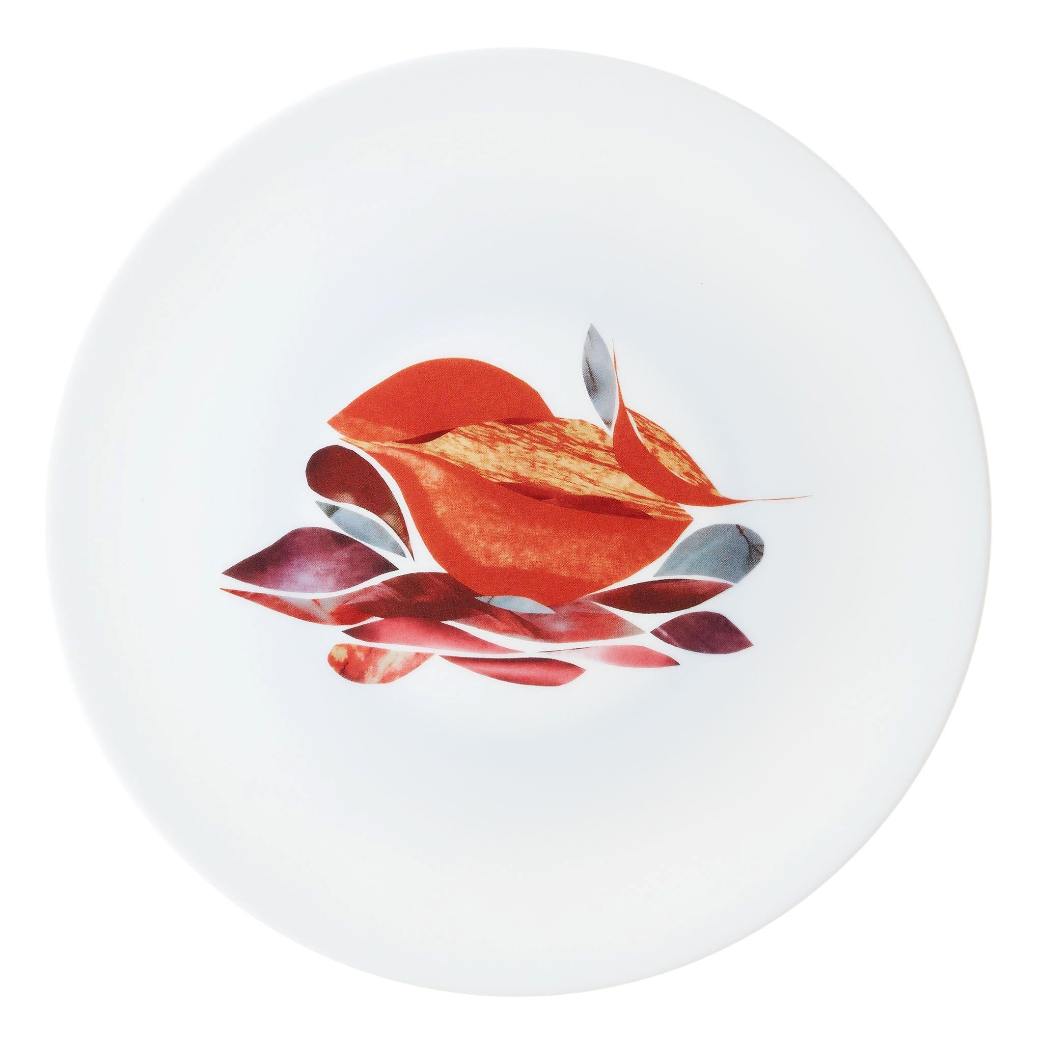 Dinner Porcelain Plate by the French Chef Alain Passard Model " Pumpkin"