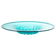 Normann Copenhagen Cosmic deep glass plate, 22 cm, blue