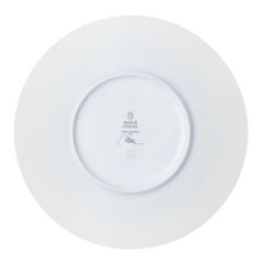 Dinner Porcelain Plate by the French Chef Alain Passard Model " Peaches"