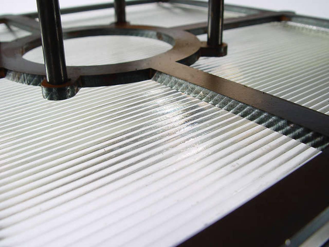XXI secolo e contemporaneo Lampadario Prismatico a Piastra Grande in vendita
