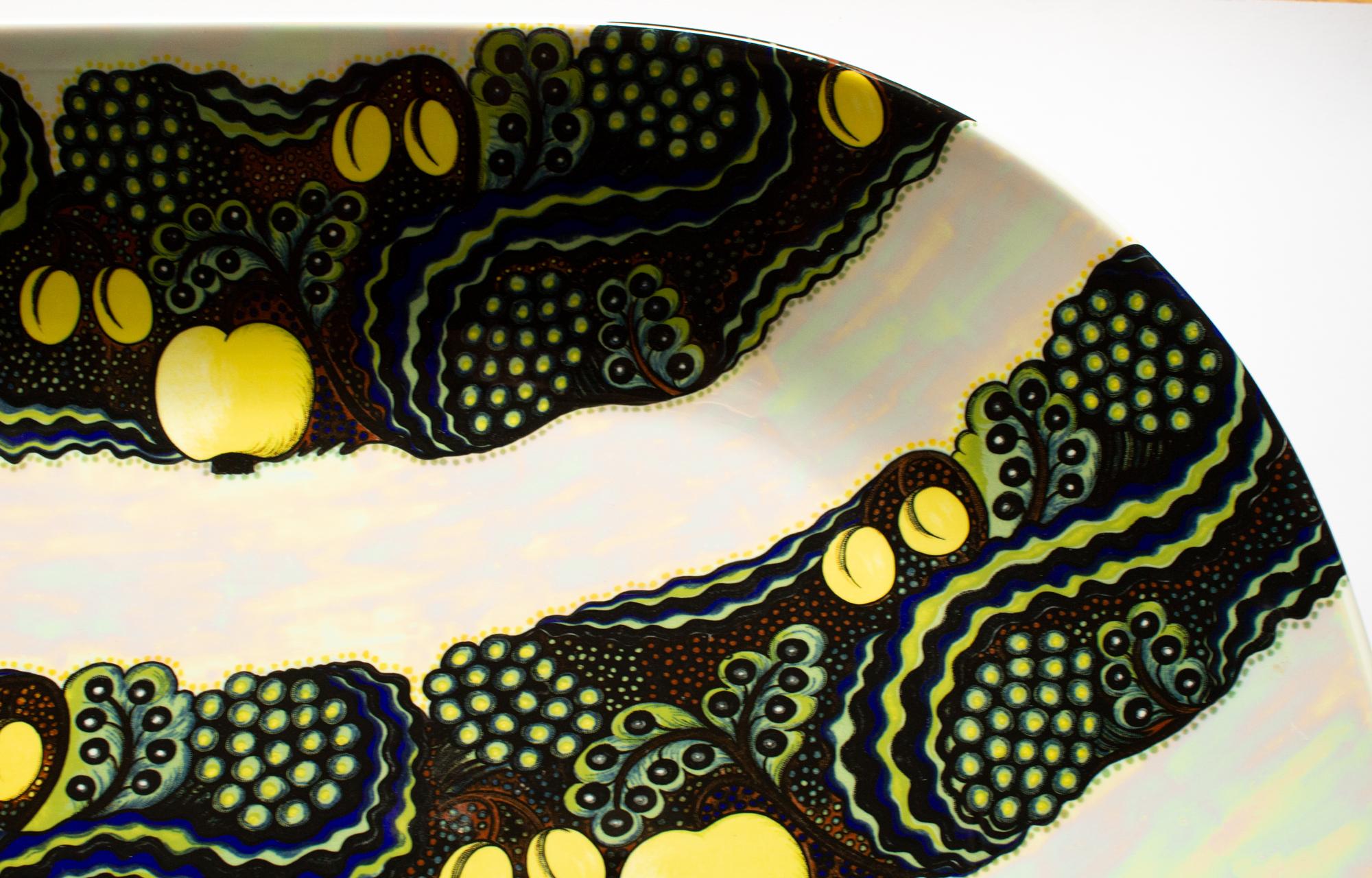 Finnish Large Platter by Birger Kaipiainen for Rörstrand in Limited Edition 294/500 For Sale
