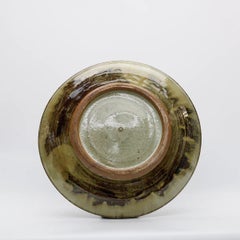 Large Platter with Finger Swipes by Renowned Welsh Potter Phil Rogers