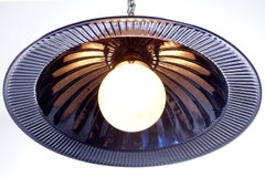 Large Pleated Cobalt Blue Dome