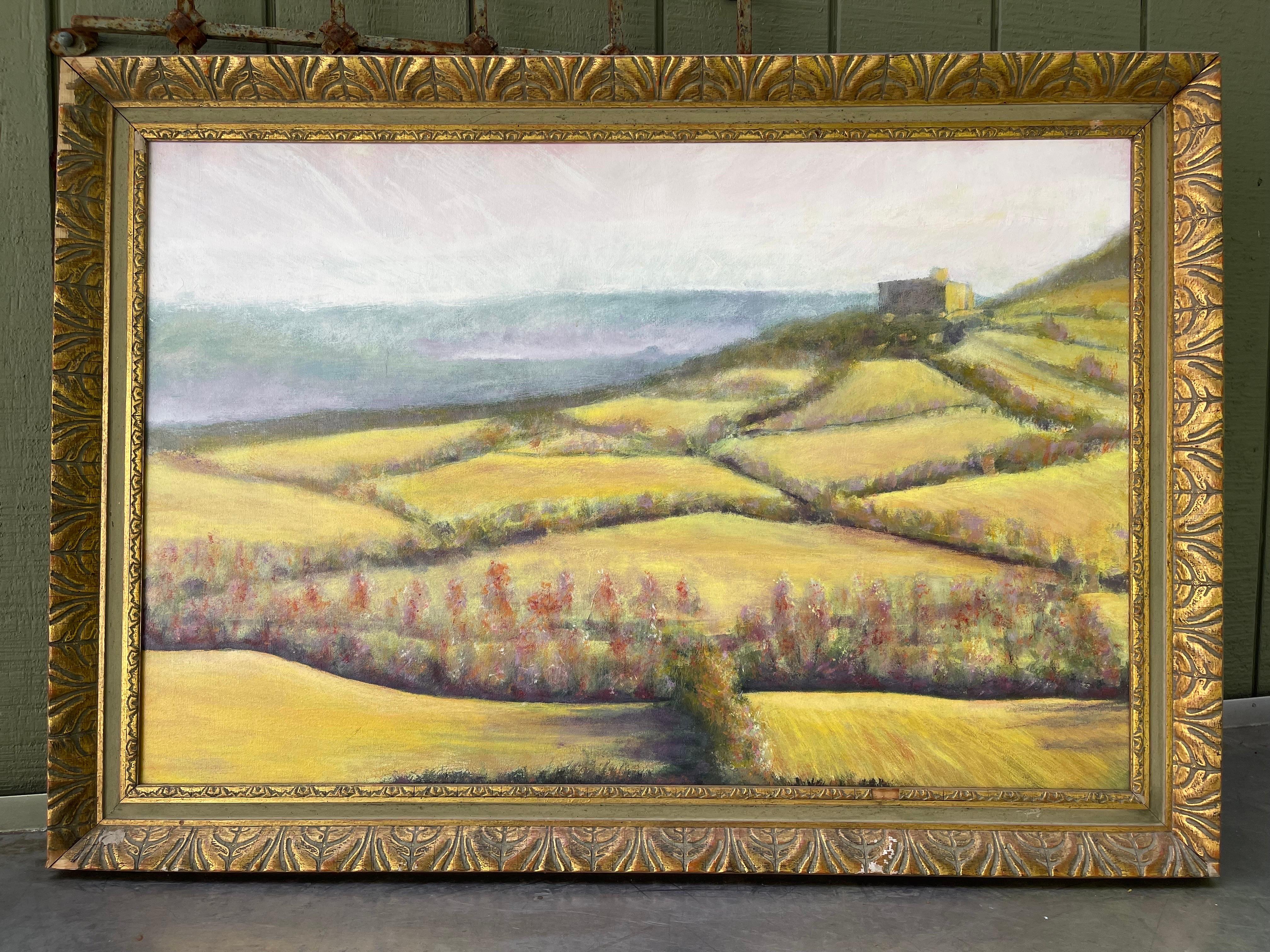 Großes Pleinair-Gemälde von Maya Boreen (Ende des 20. Jahrhunderts) im Angebot