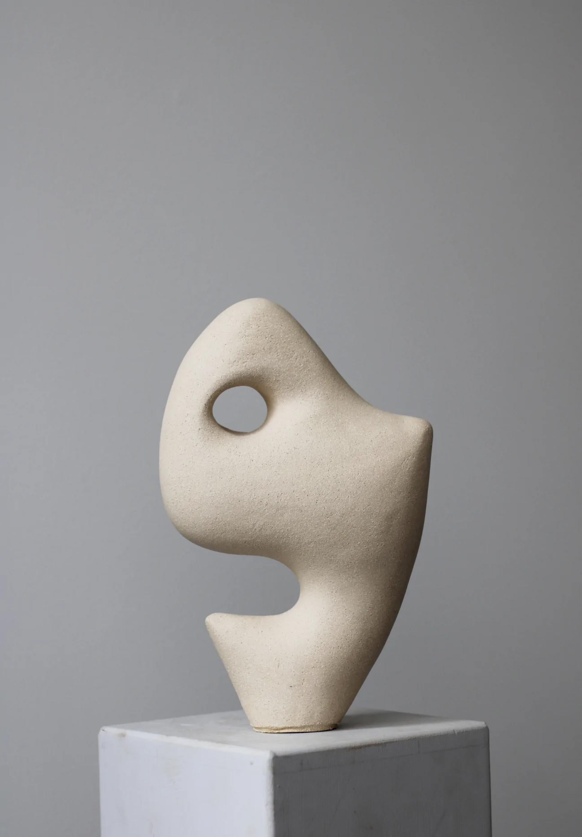 Large Pleomorph 50B sculpture by Abid Javed
Dimensions: W 25 x D 10 x 50 cm (Dimensions are variable)
Materials: stoneware.
Multiple clay color and size options.

Handmade stoneware Sculpture.
Hollow form, hand coiled and sculptured, with a