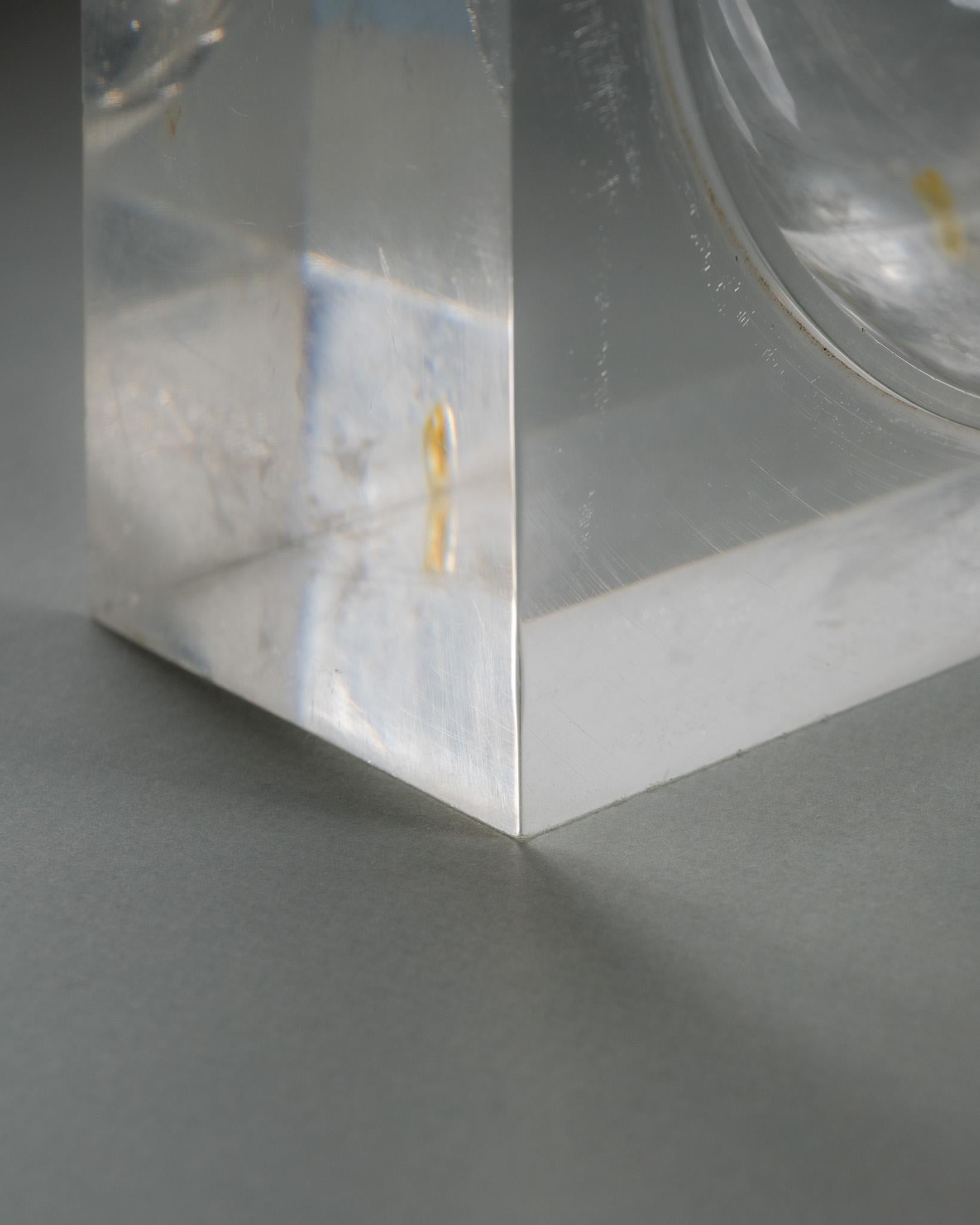 Large Plexiglass Catchall or Ashtray, 1970s For Sale 2