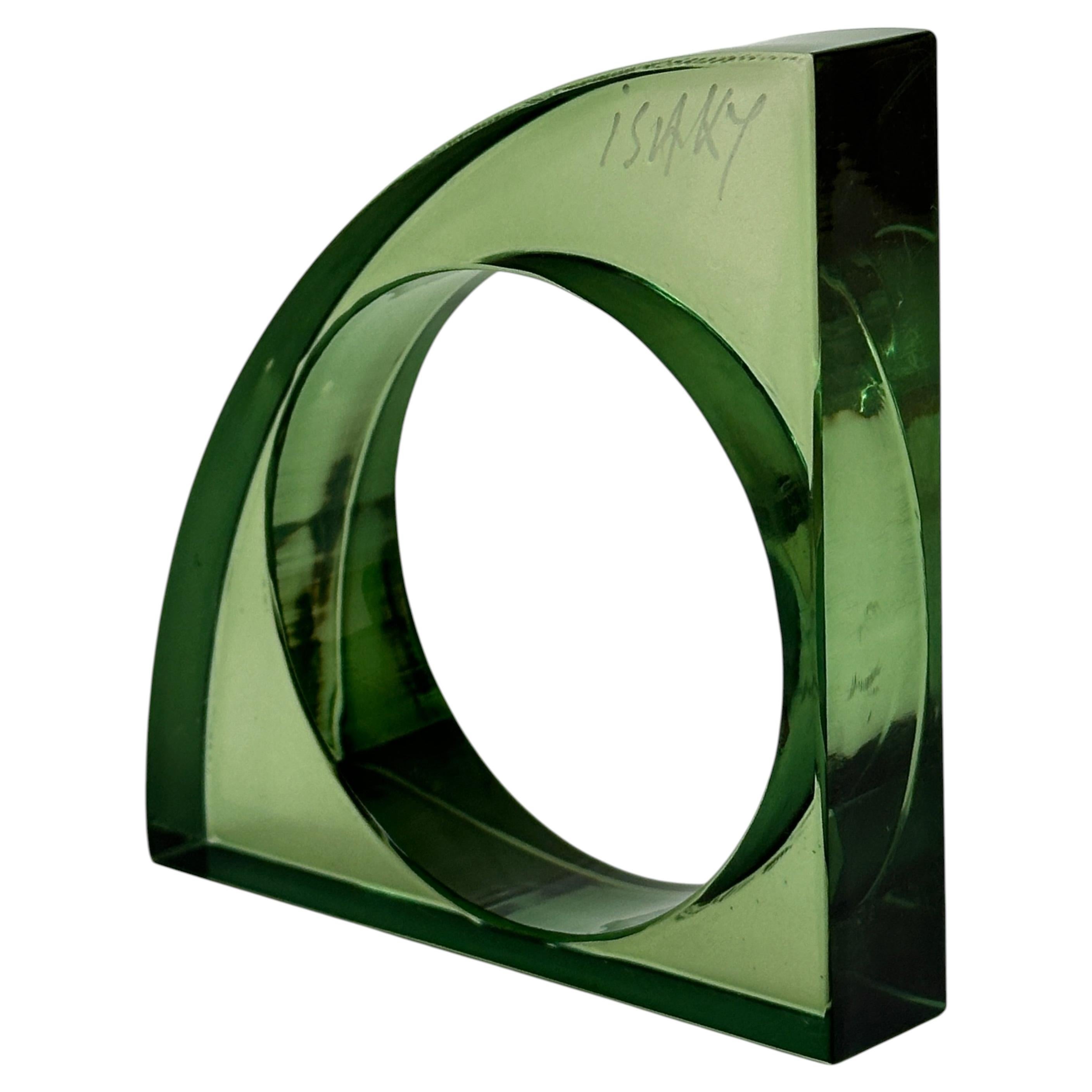 Bracciale grande in plexiglass di Isaky, design Space Age, Francia, 1980 CIRCA in vendita