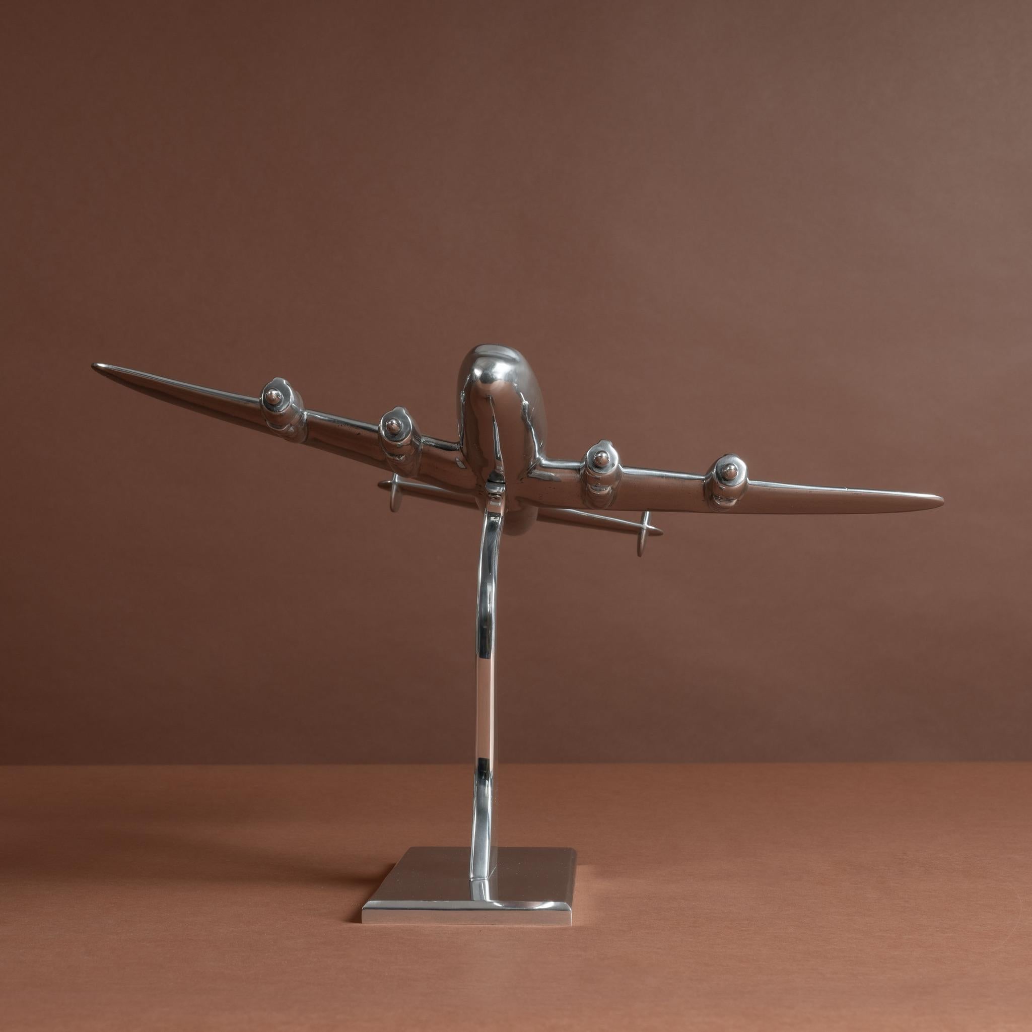 Americano Grande modello di Lockheed Super Constellation in alluminio lucidato, circa 1951 in vendita