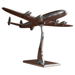 Large Polished Aluminium Lockheed Super Constellation Model, circa 1951