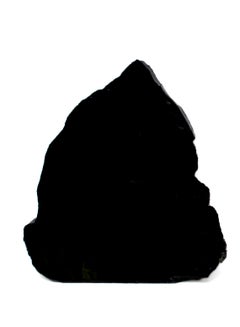 Espejo grande de obsidiana negra pulida