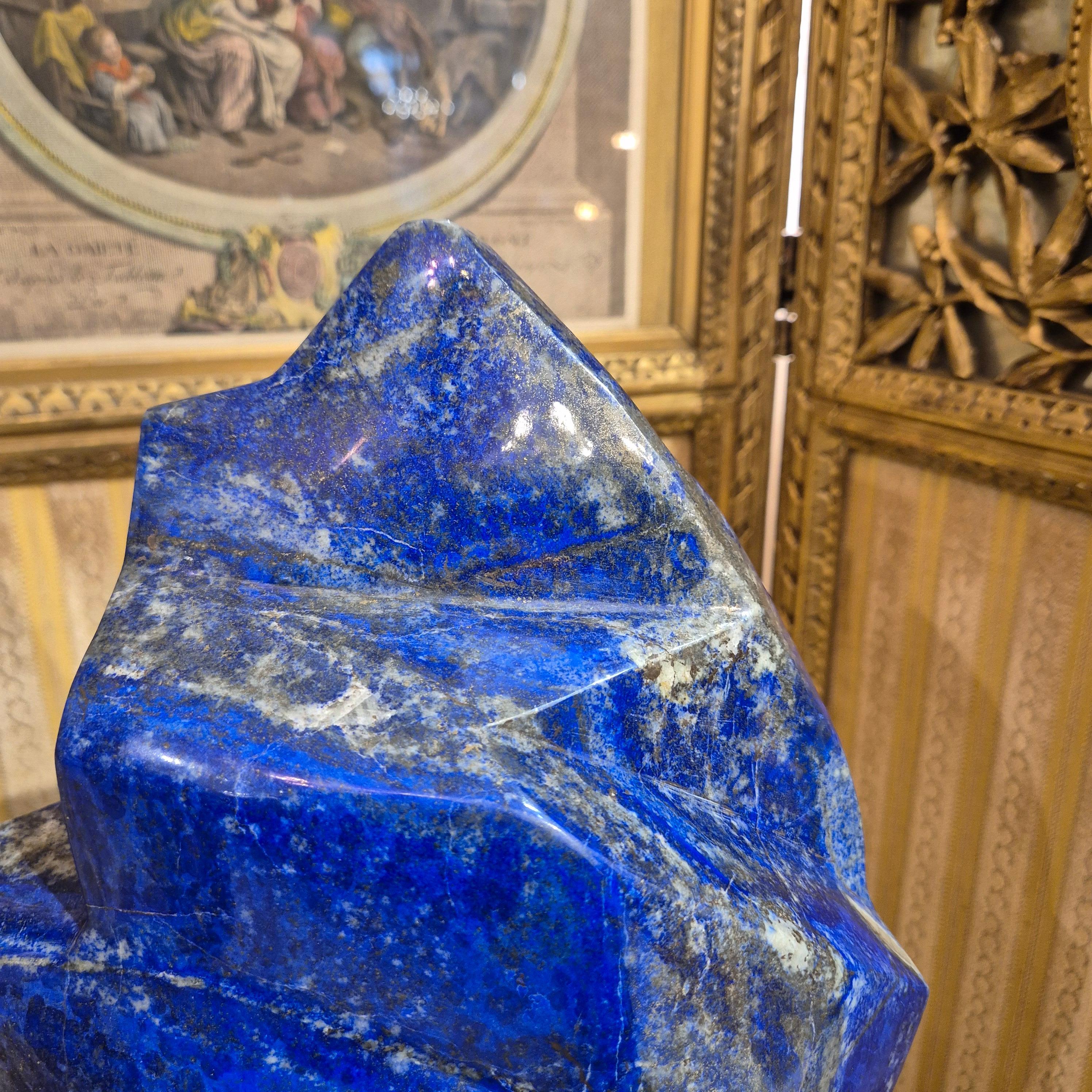 Large Polished Lapis Lazuli from Afghanistan in its Natural Form 6