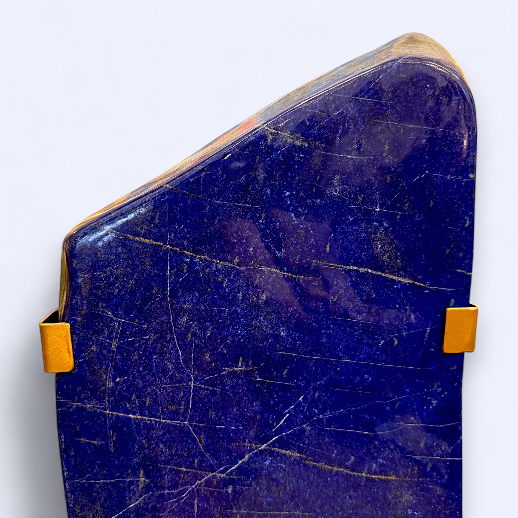 Large Polished Lapis Lazuli from Afghanistan in its Natural Form For Sale 7