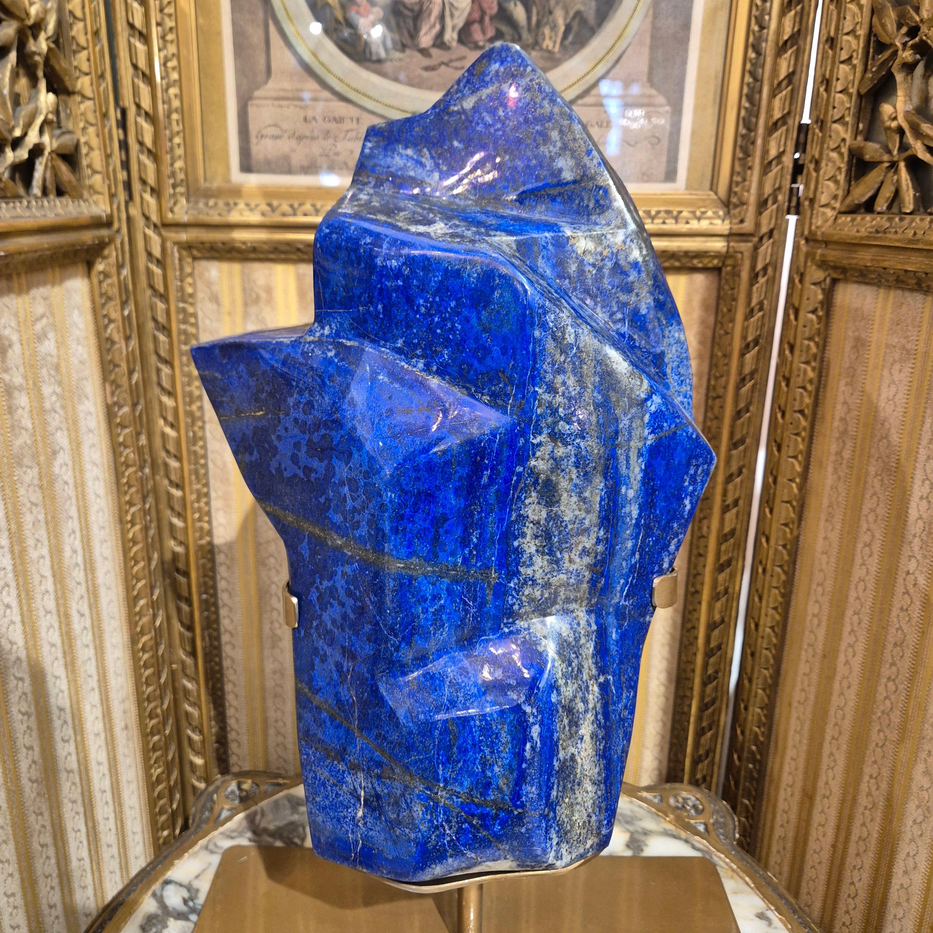 Large Polished Lapis Lazuli from Afghanistan in its Natural Form 8